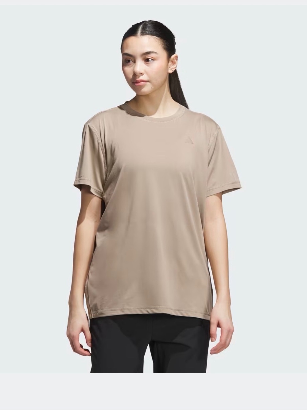 adidas Men’s Short Sleeve Crew Tee — Taupe